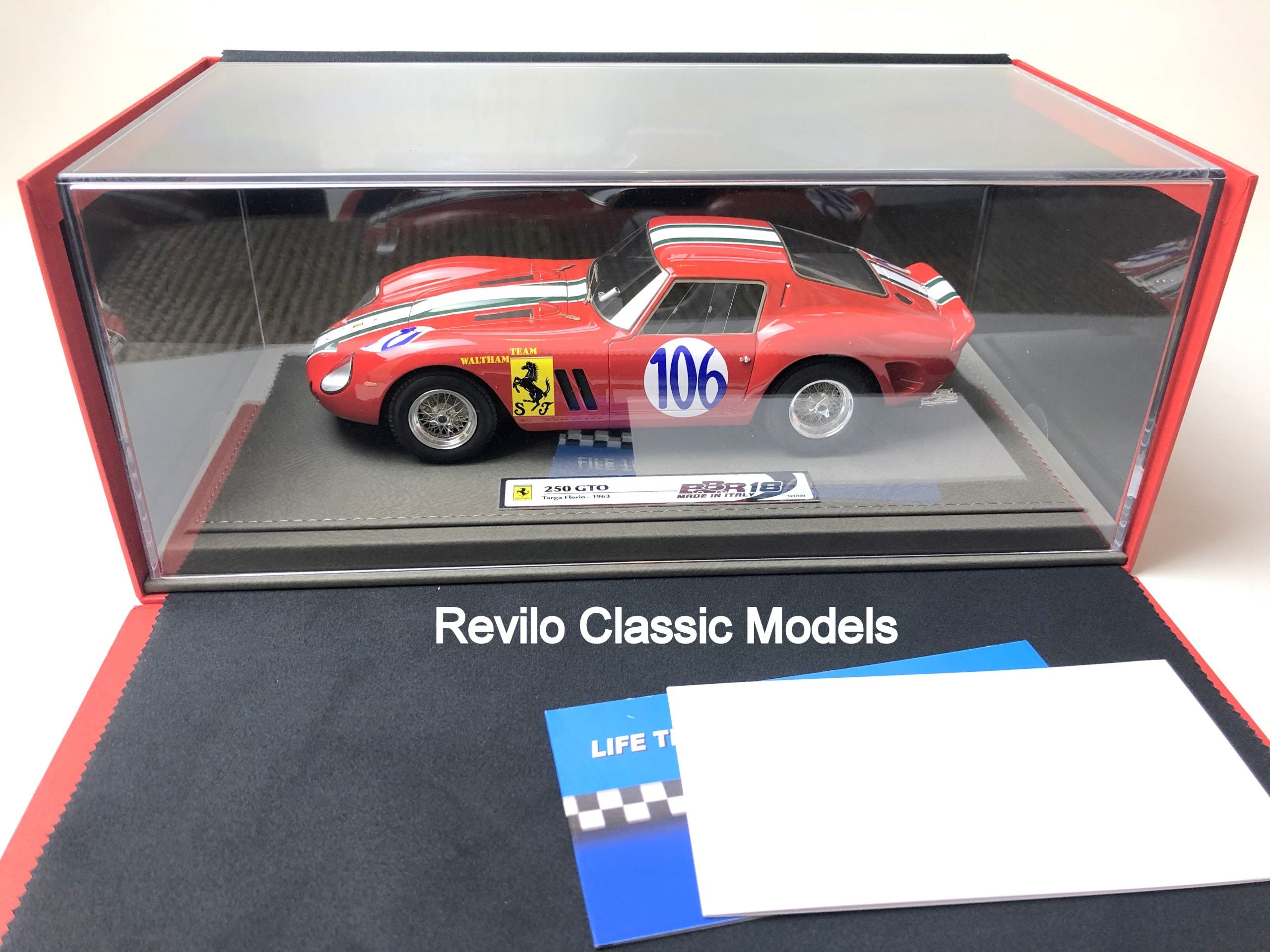 BBR 1:18 scale Ferrari 250 GTO #106