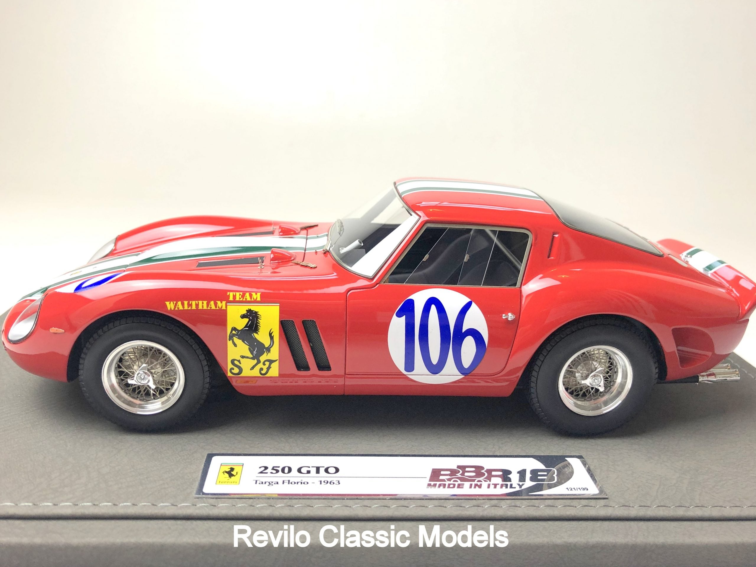 BBR 1:18 scale Ferrari 250 GTO #106