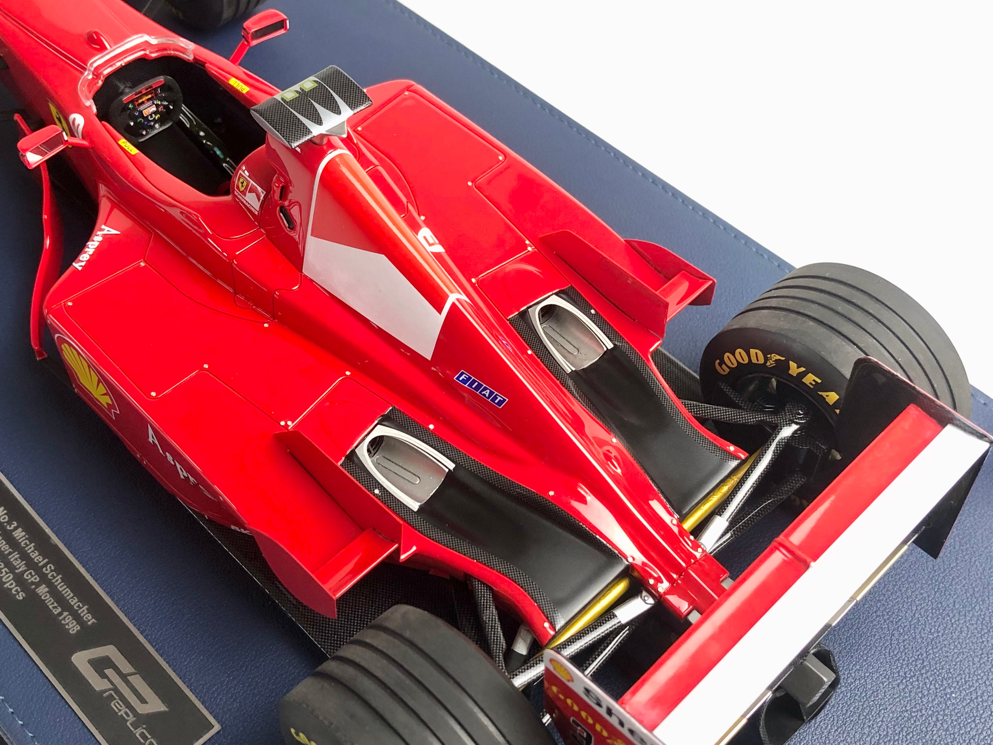 1:12 scale 1998 Ferrari F300 Michael Schumacher, Monza winner and pole