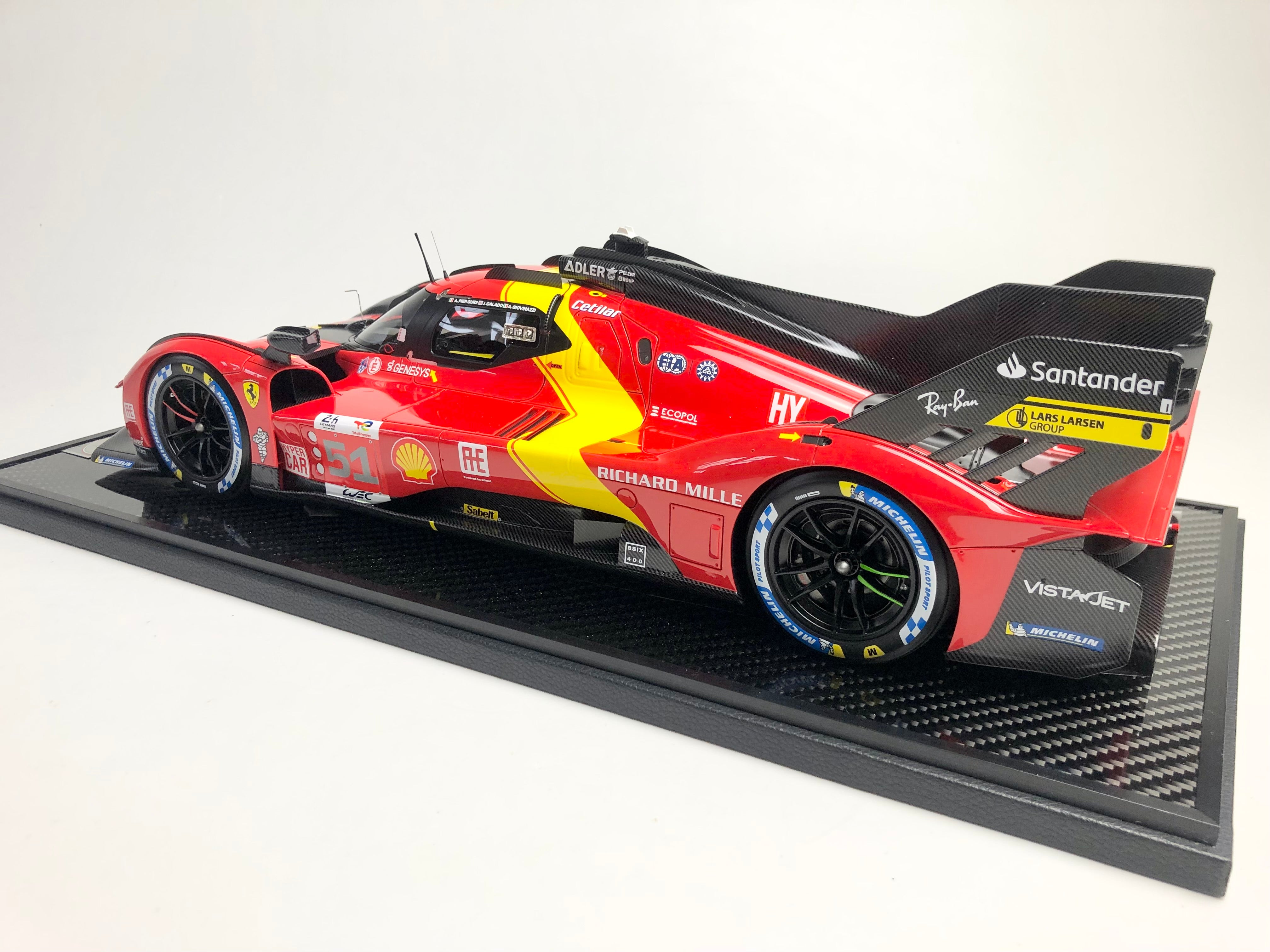 BBR 1:12 scale Ferrari 499P #51 2023 Le Mans winner