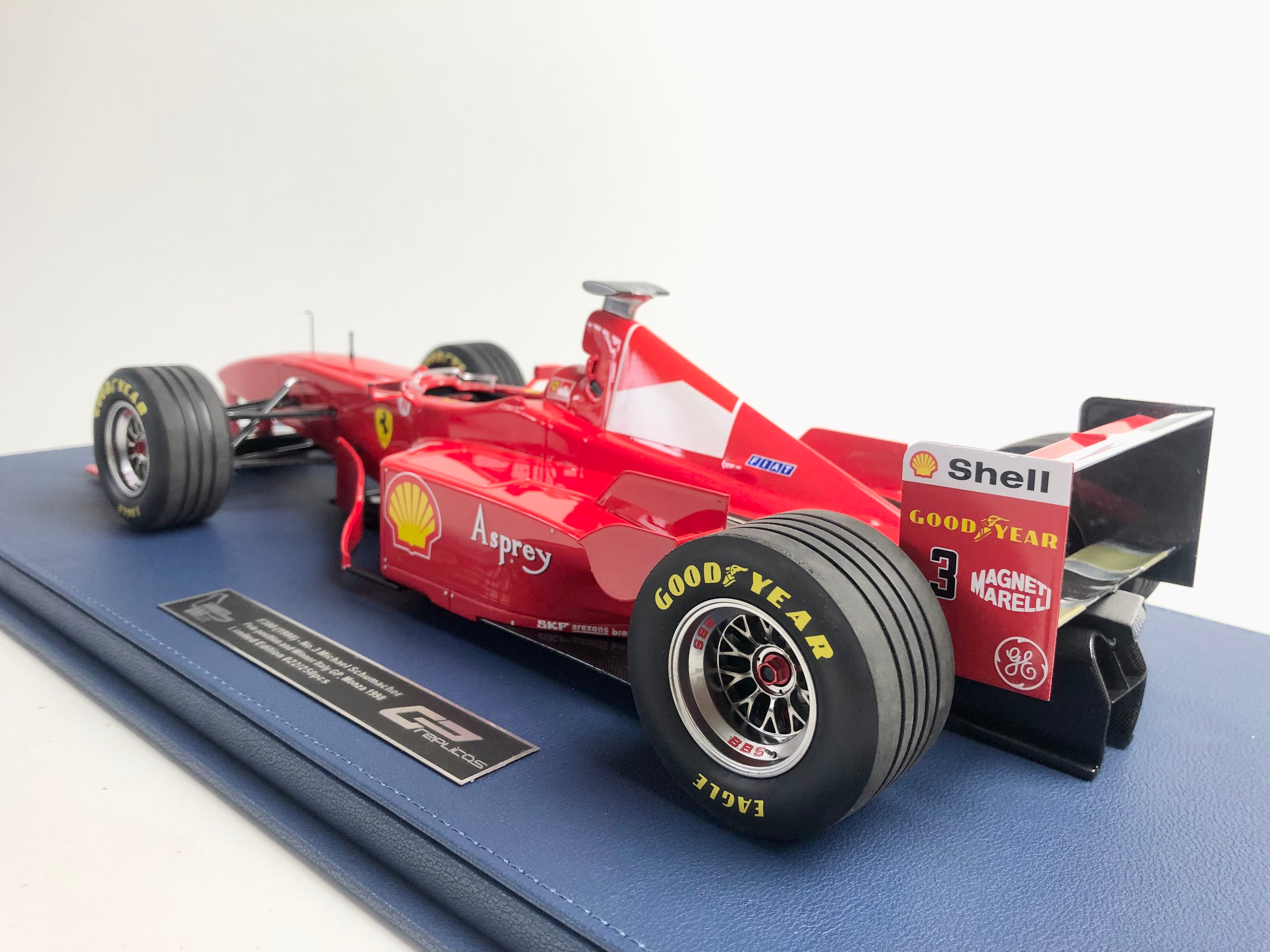 1:12 scale 1998 Ferrari F300 Michael Schumacher, Monza winner and pole