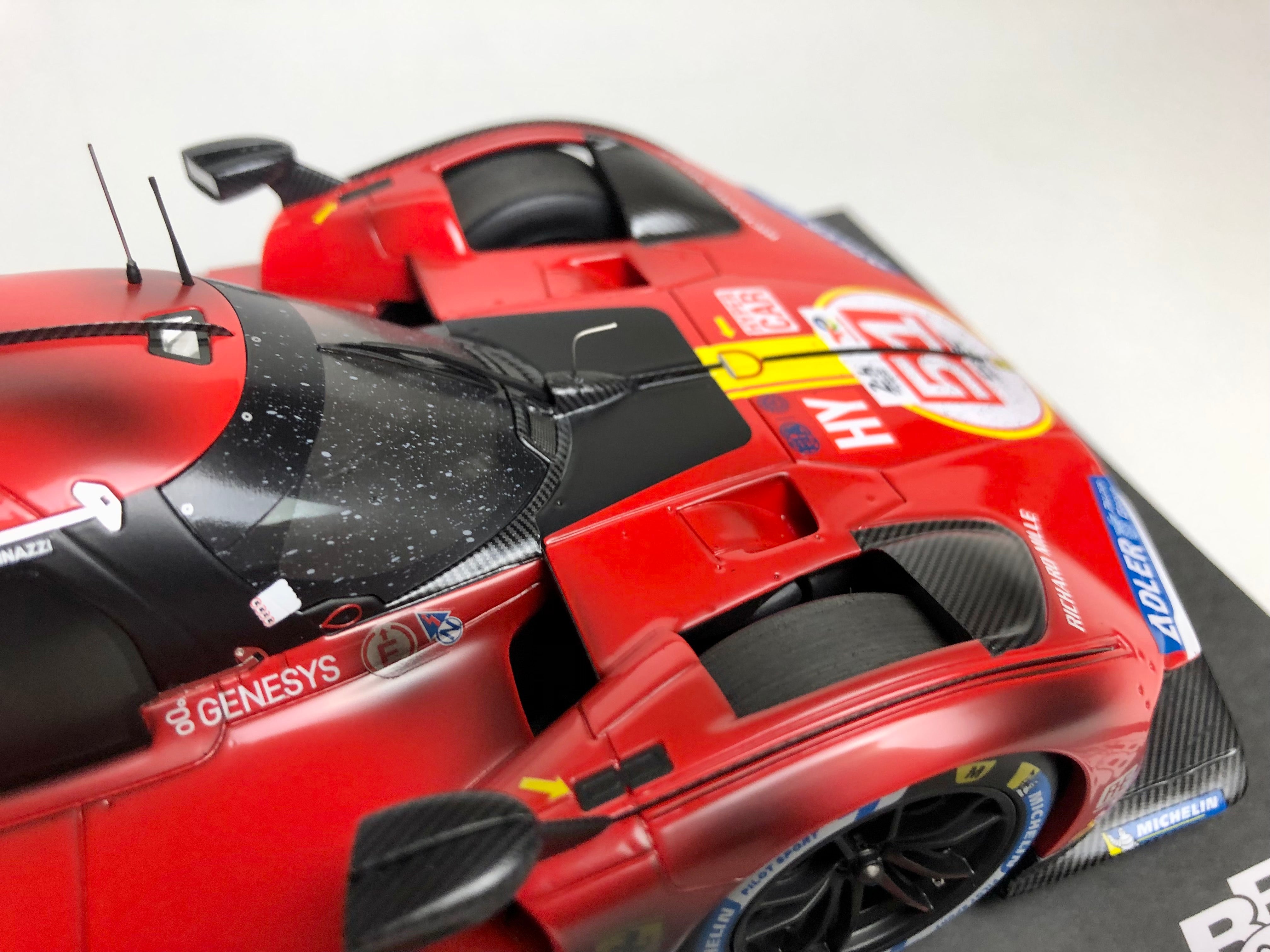 RACE FINISH BBR 1:18 scale Ferrari 499P #51 2023 Le Mans winner IN STOCK NOW!