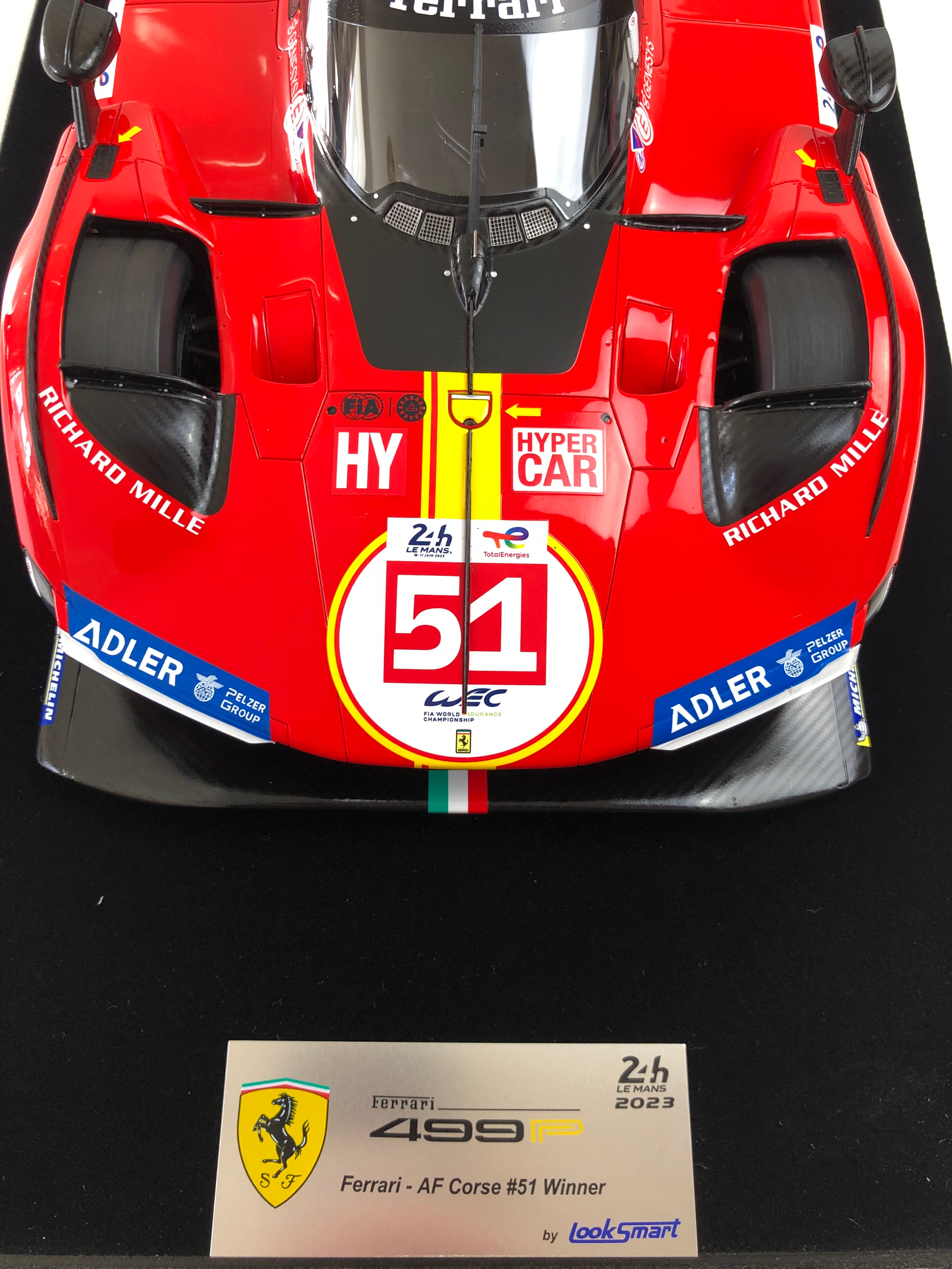 Looksmart 1:12 scale Ferrari 499P #51 2023 Le Mans winner