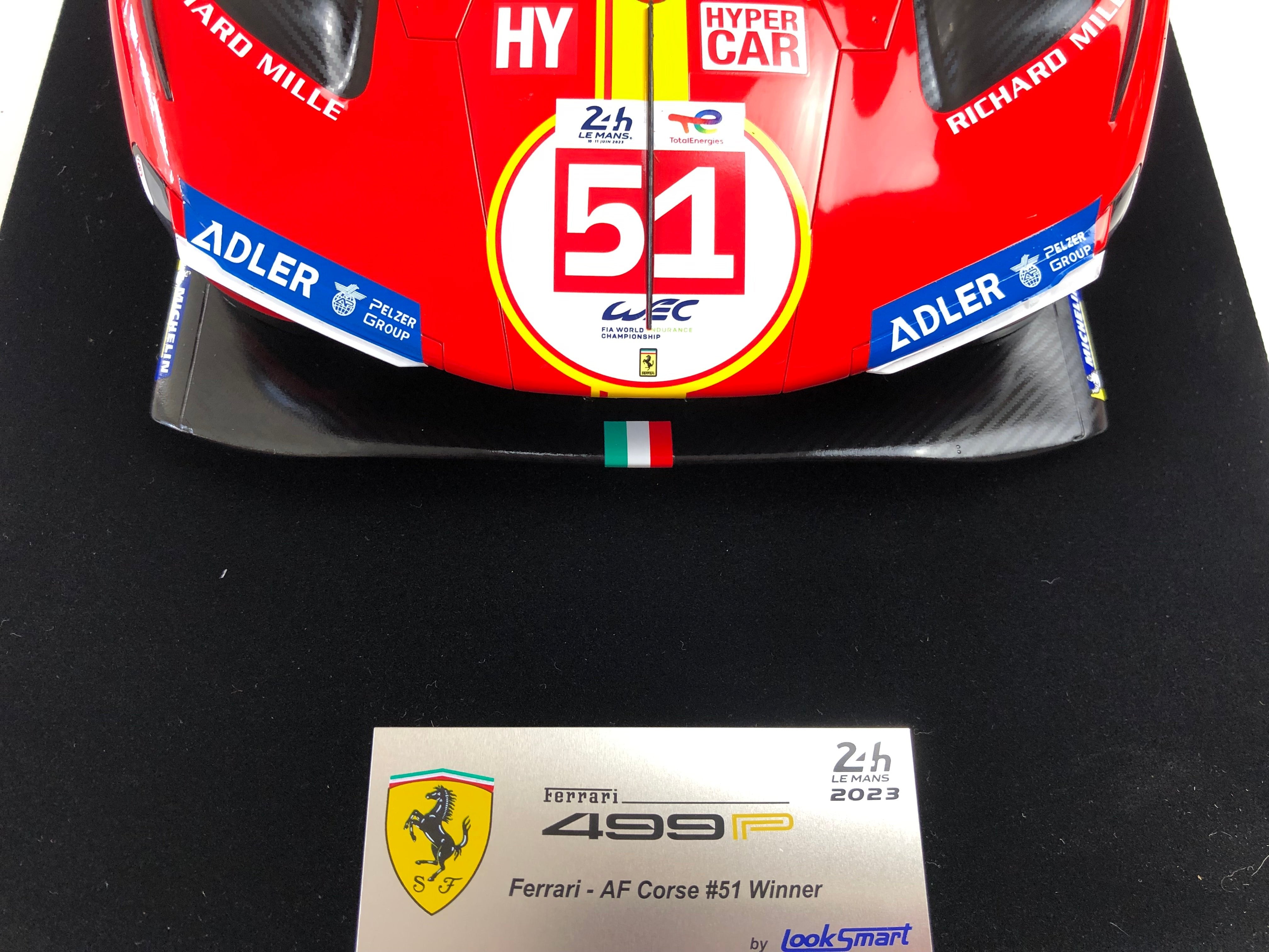 Looksmart 1:12 scale Ferrari 499P #51 2023 Le Mans winner