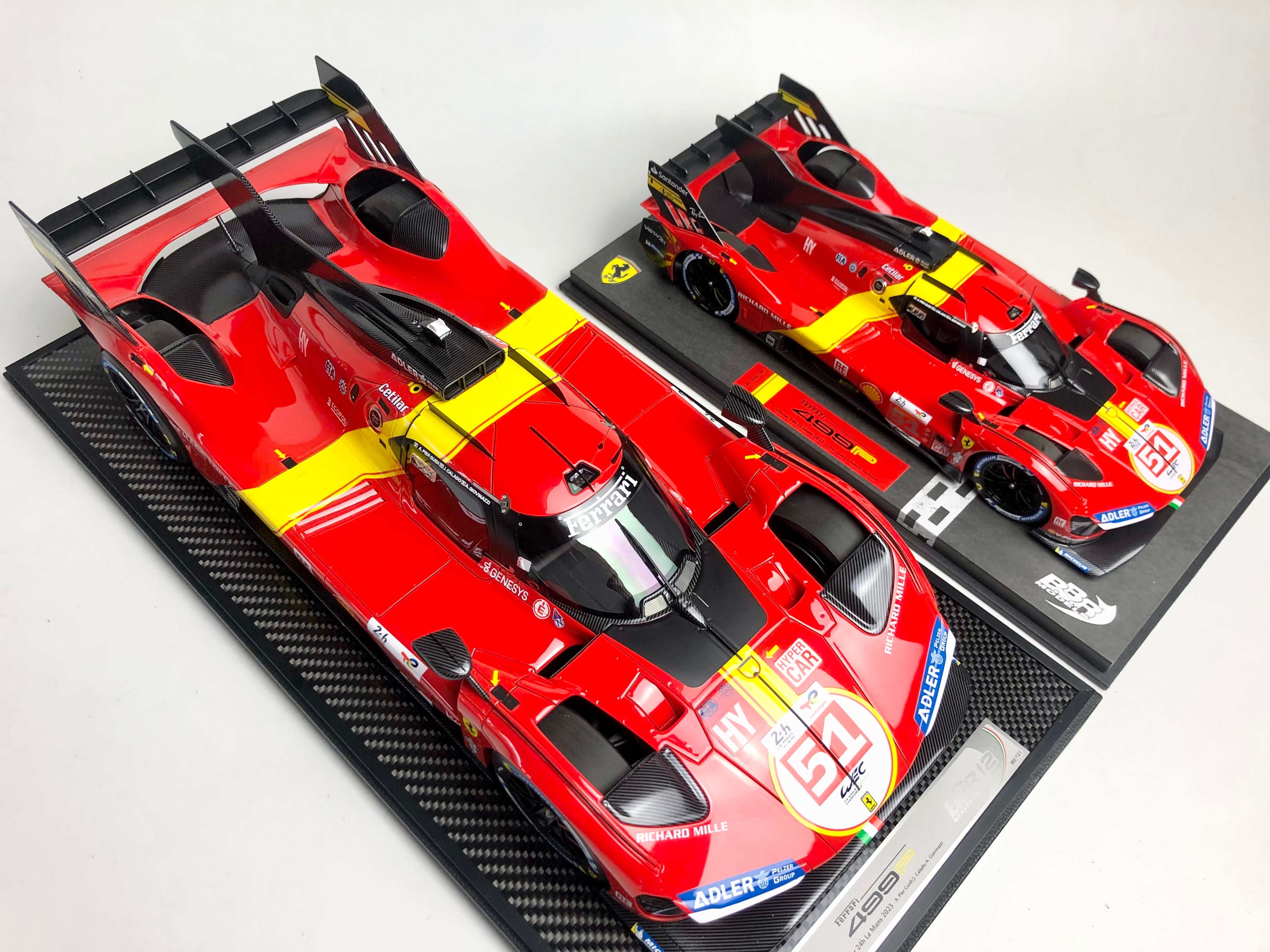 BBR 1:12 scale Ferrari 499P #51 2023 Le Mans winner