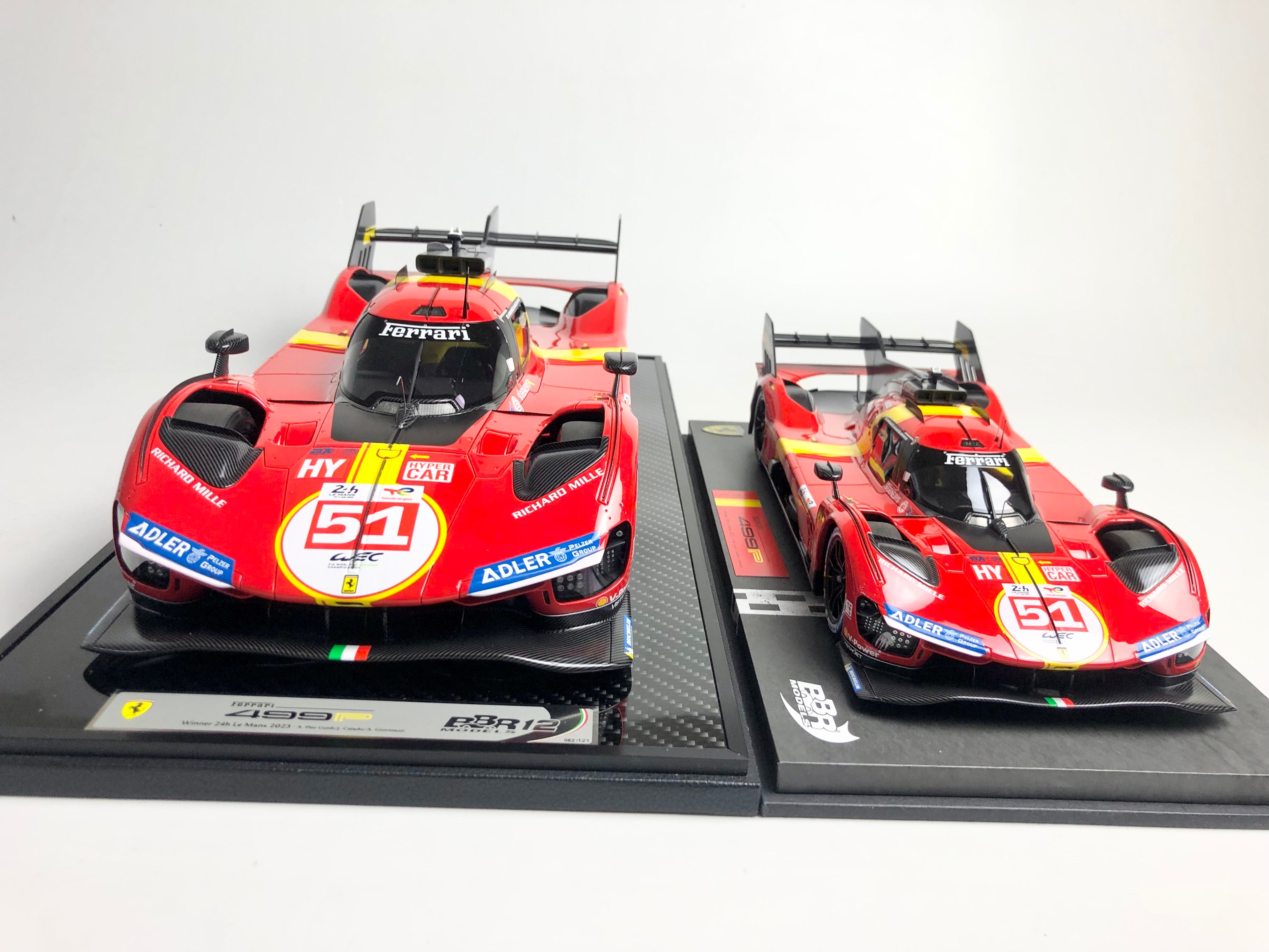 BBR 1:12 scale Ferrari 499P #51 2023 Le Mans winner