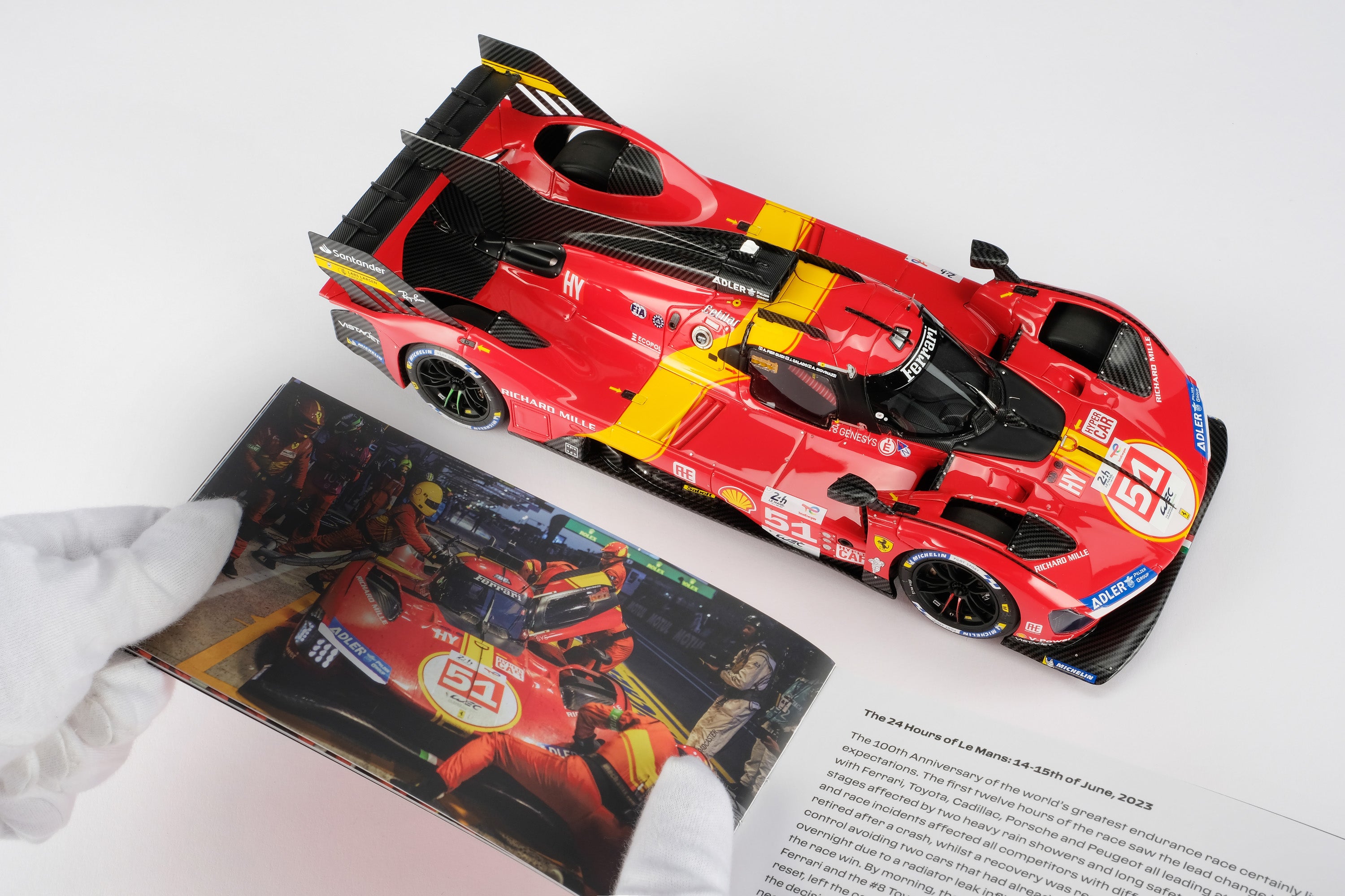 Amalgam 1:18 Ferrari 499P #51 2023 Le Mans Winner