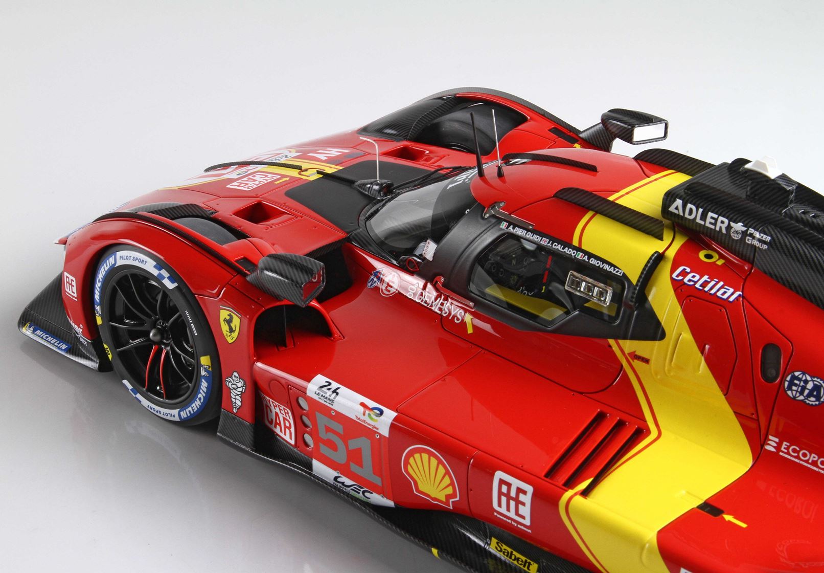 BBR 1:12 scale Ferrari 499P #51 2023 Le Mans winner