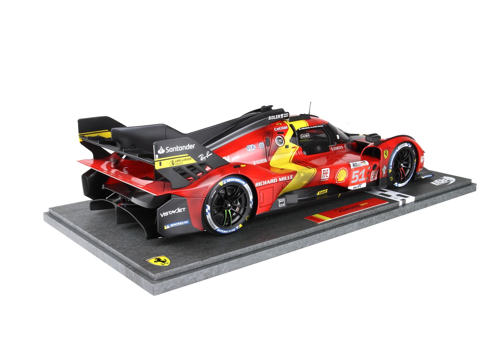 BBR 1:12 scale Ferrari 499P #51 2023 Le Mans winner Race finish