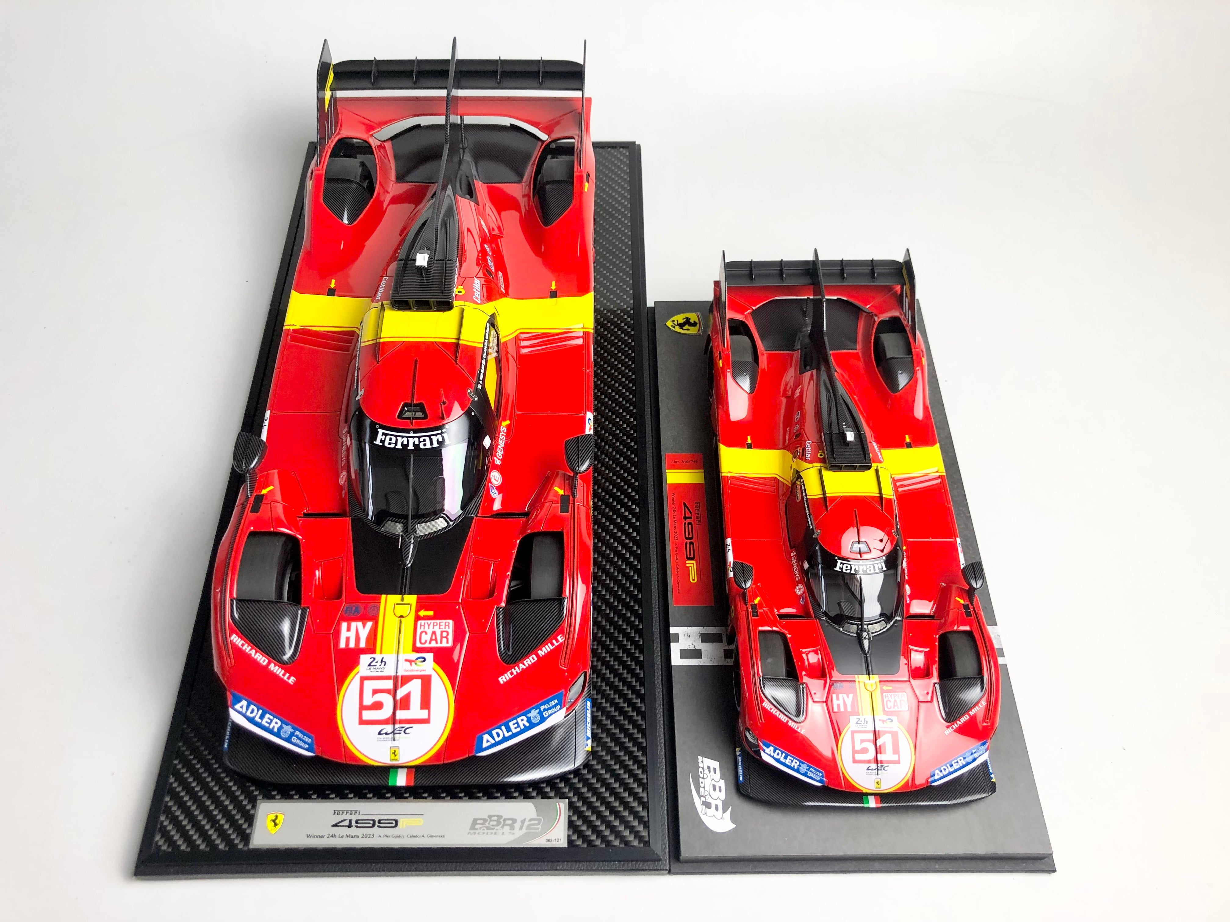 BBR 1:12 scale Ferrari 499P #51 2023 Le Mans winner