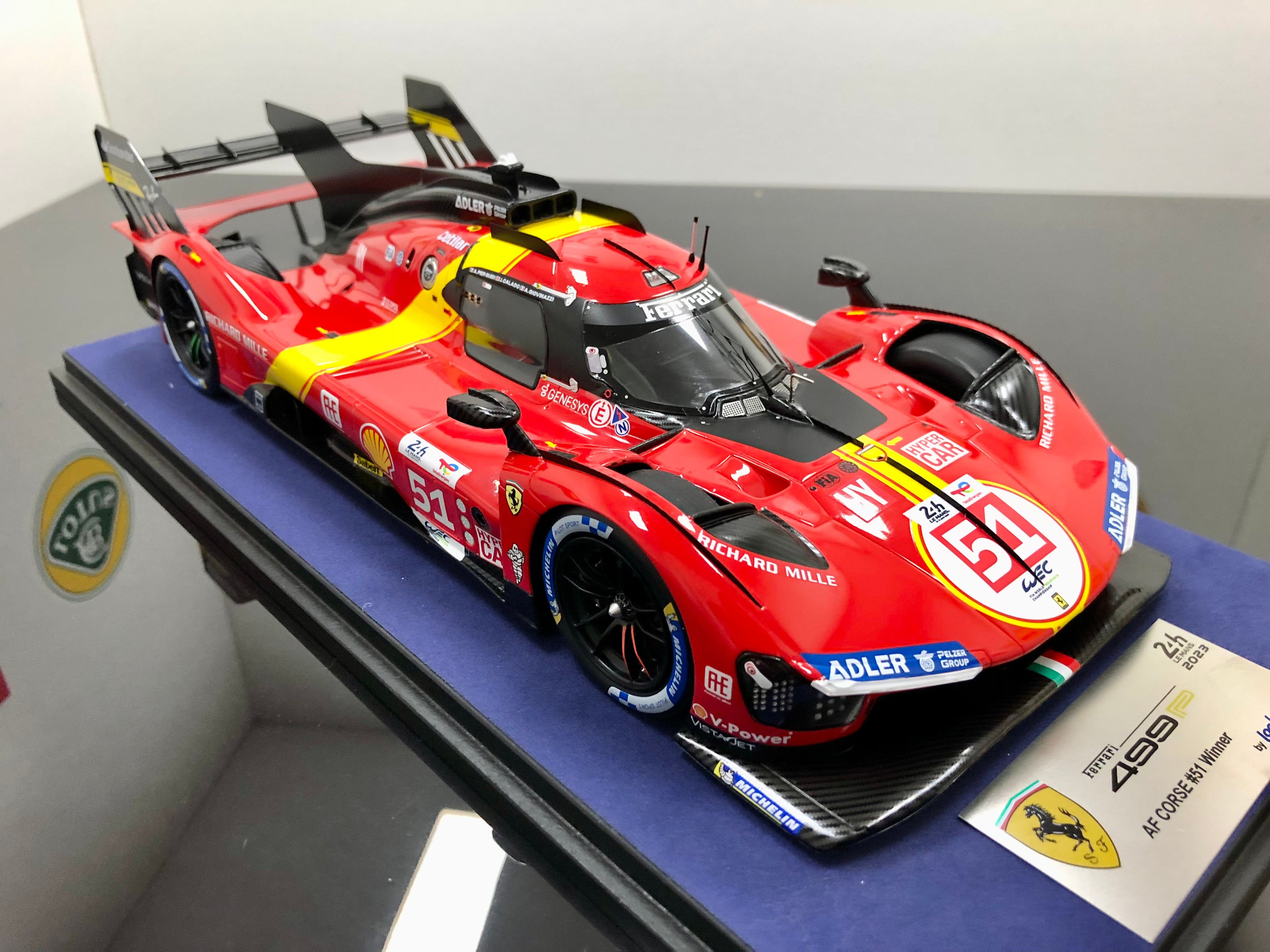 Looksmart 1:18 scale Ferrari 499P #51 2023 Le Mans winner