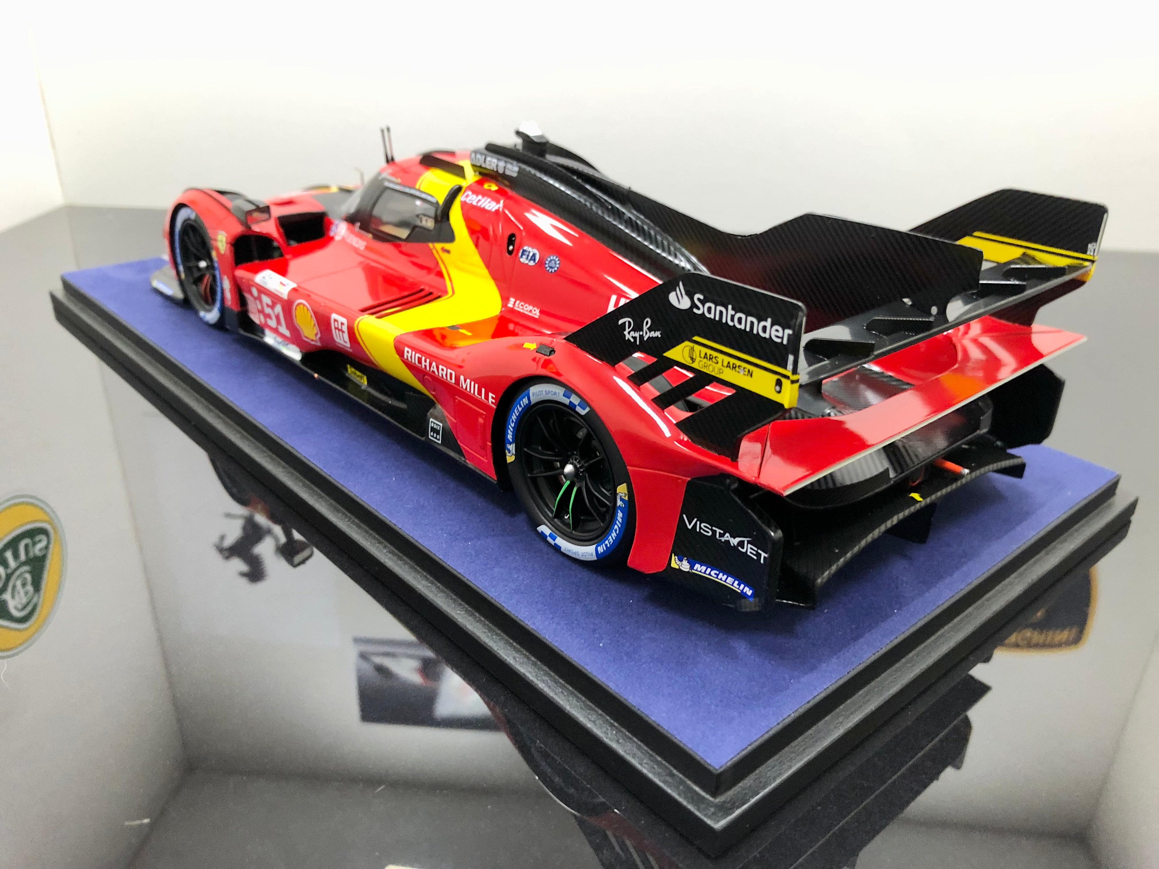 Looksmart 1:18 scale Ferrari 499P #51 2023 Le Mans winner