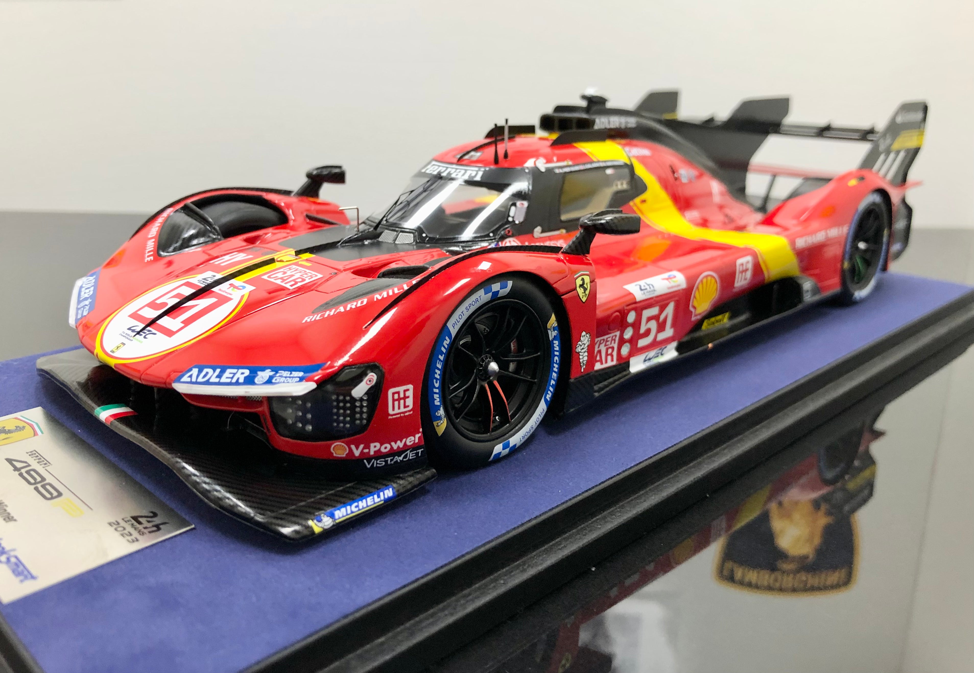 Looksmart 1:18 scale Ferrari 499P #51 2023 Le Mans winner