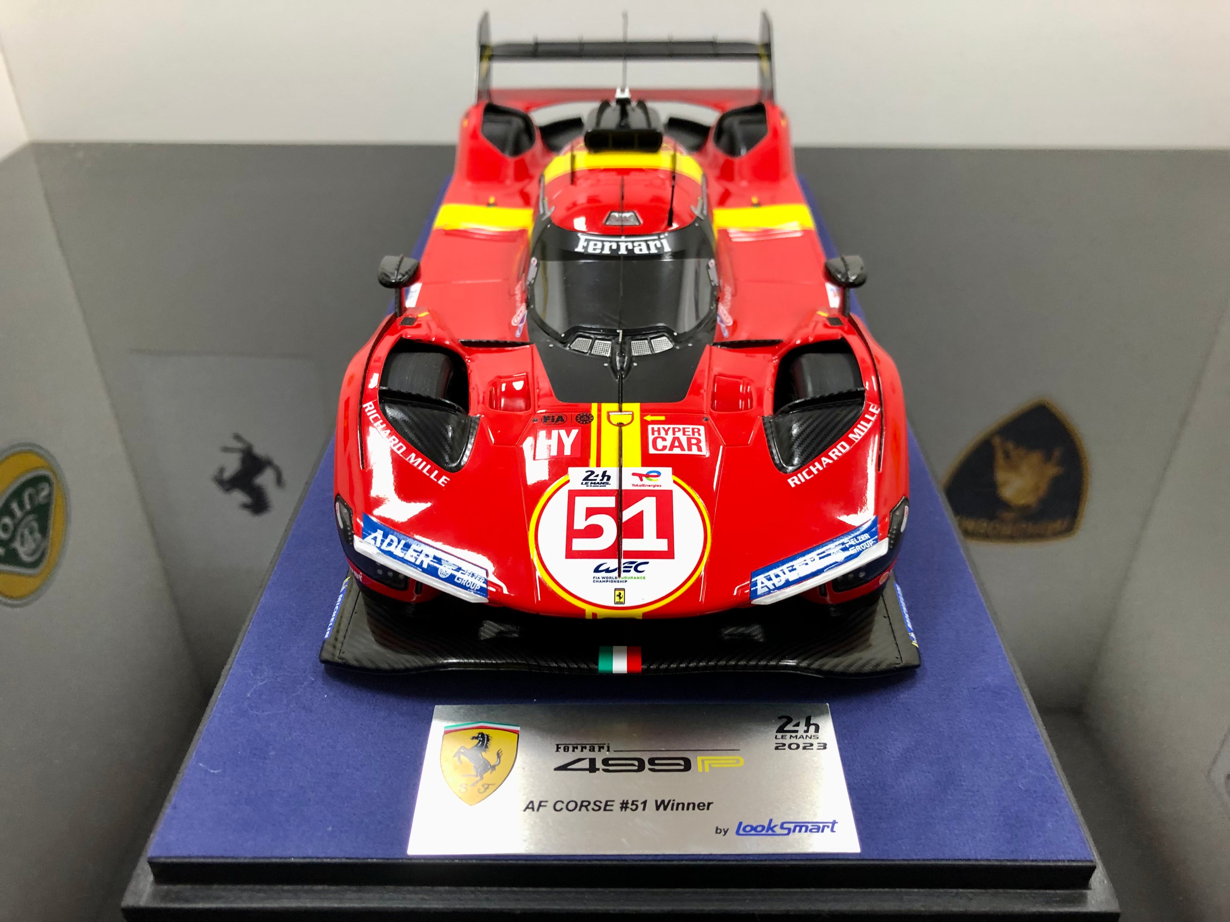 Looksmart 1:18 scale Ferrari 499P #51 2023 Le Mans winner