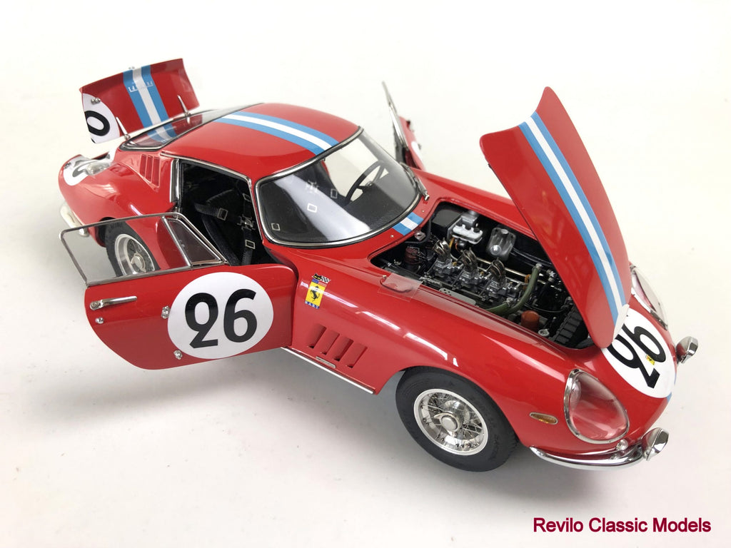 CMC M199 1:18 Ferrari 275 GTB/C #26 Le Mans 1966 – Revilo 