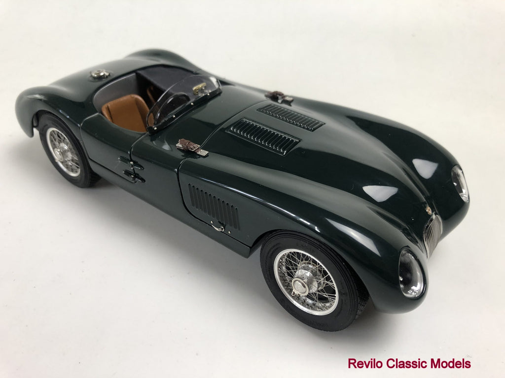 CMC M191 1952 1:18 Jaguar C Type British Racing Green – Revilo 